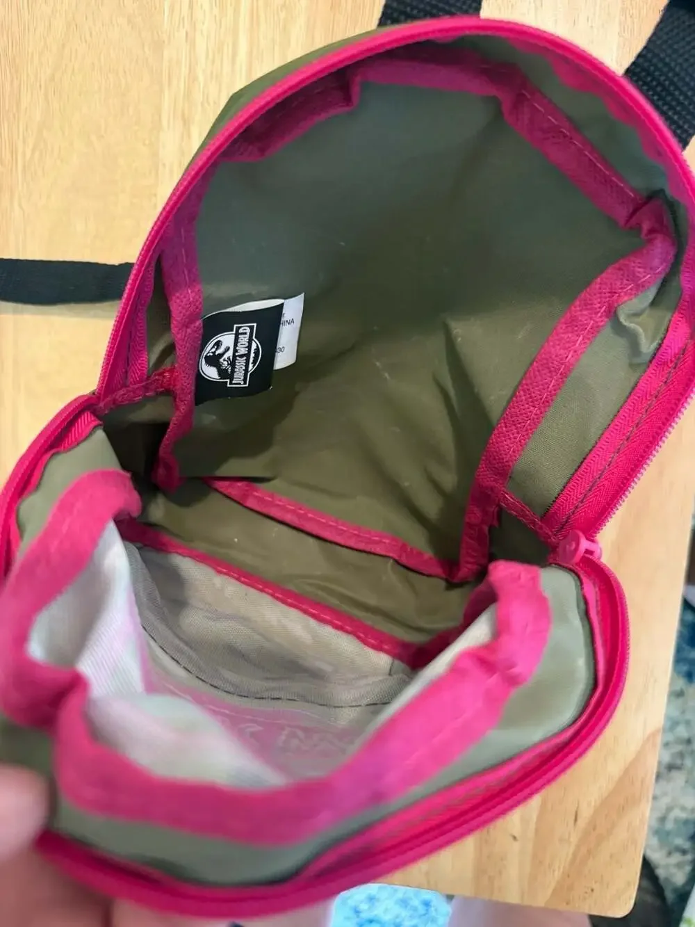 Jurassic World Kids Camo Mini Backpack with Pink Accents